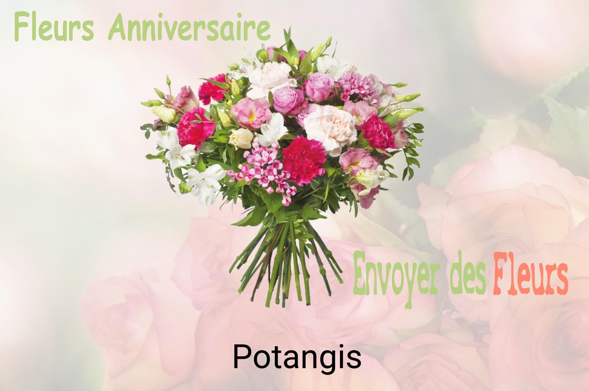 Bouquet de fleurs d’anniversaire livré à Potangis